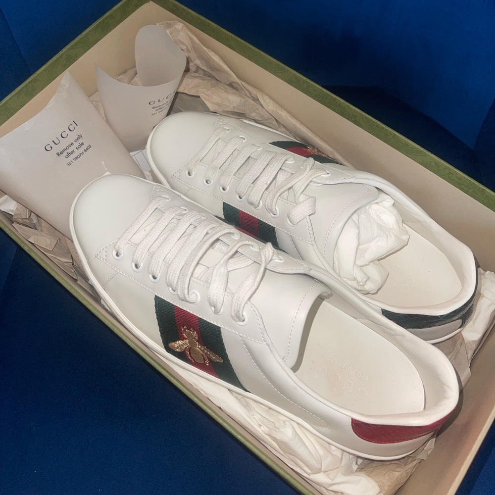Gucci Ace Bee Embroidered Men's Sneakers
